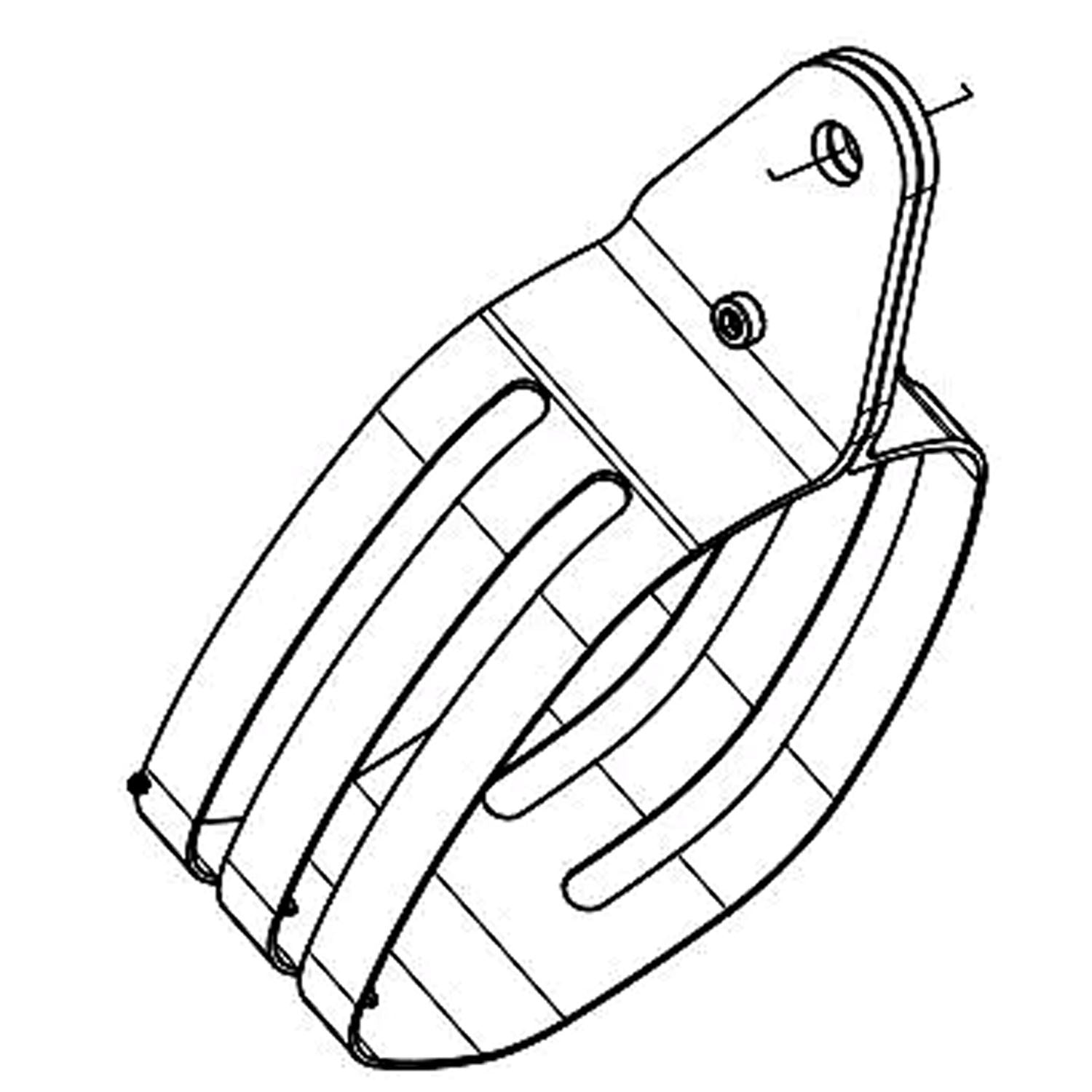 Akrapovic Carbon Fiber Silencer Clamp For Honda CRF 1100 L ABS Africa Twin DCT 2020-2024